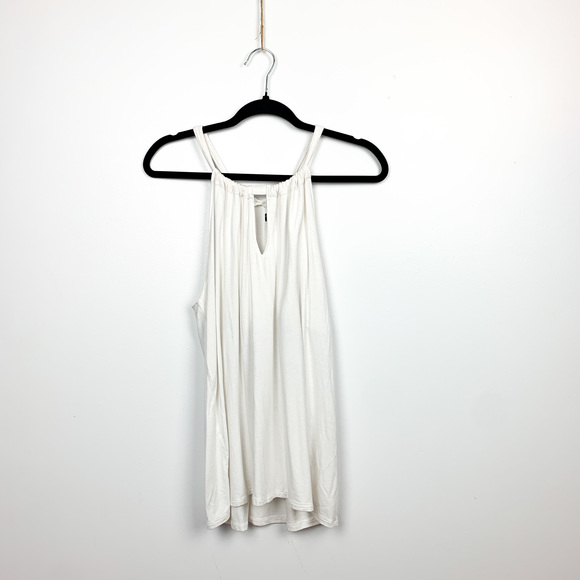 Banana Republic White Sleeveless Summer Tank Top